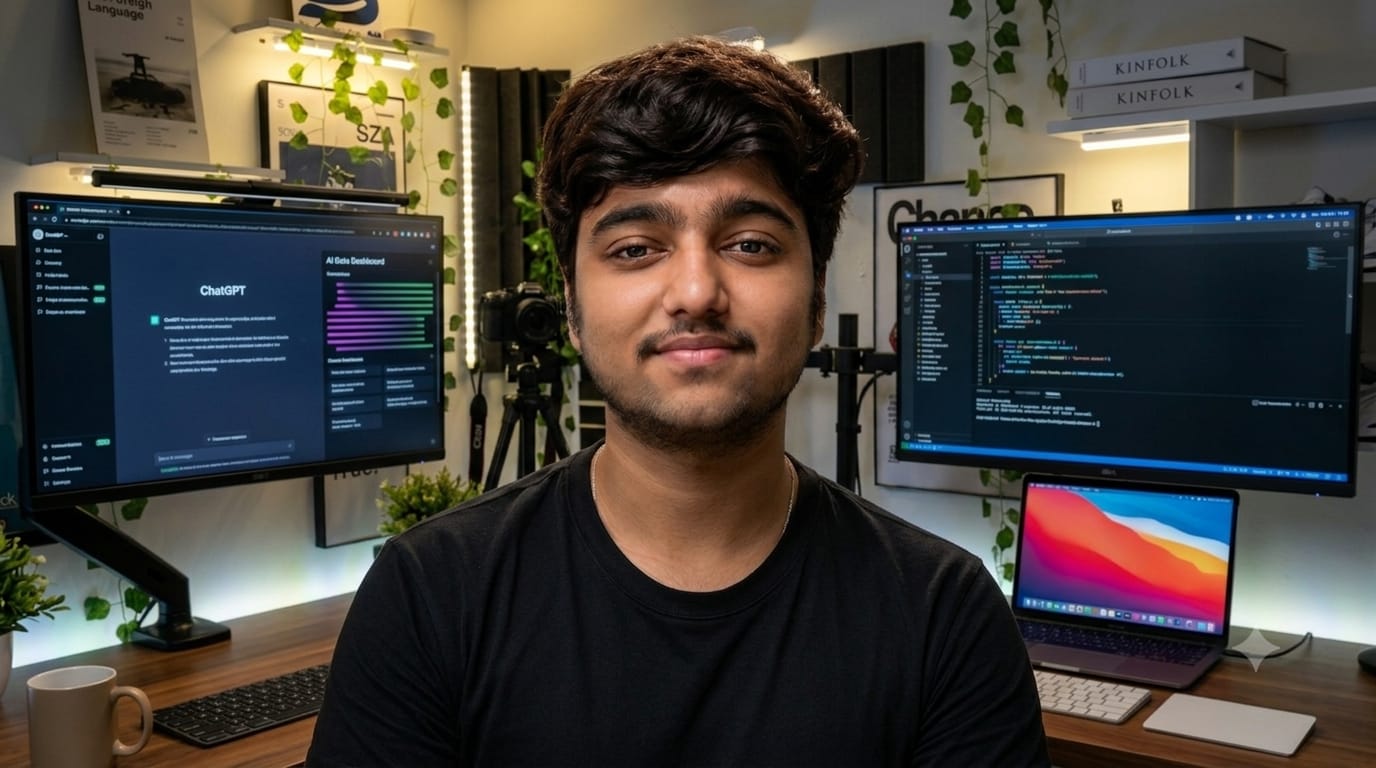 Behind the scenes — Shreshth's studio and desk setup